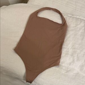 Abercrombie & Fitch Women Tan Bodysuit - XS - Halter